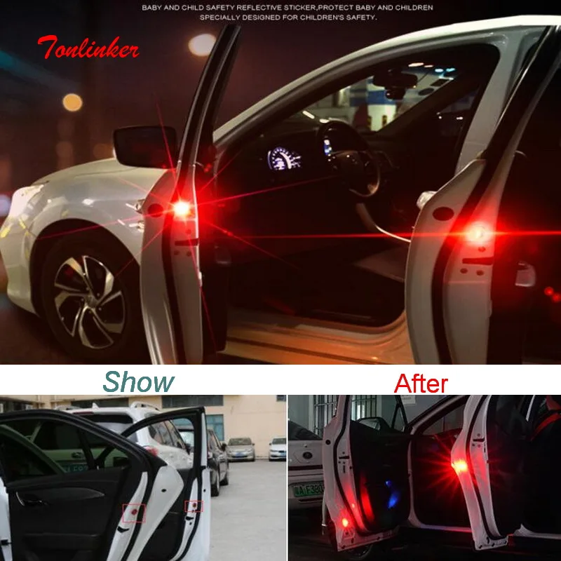 Tonlinker Interior 5 LED Open Door Warning/Strobe light for Universal Auto Car Styling 27*8mm 2 PCS Set Waterproof Led light
Tonlinker Interior 5 LED Open Door Warning/Strobe light for Universal Auto Car Styling 27*8mm 2 PCS Set Waterproof Led light