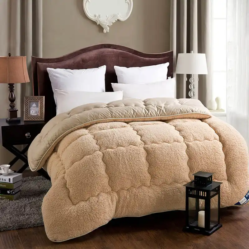 Camelhair Super Warm Winter Wool Quilt Comforter Duvet Blanket