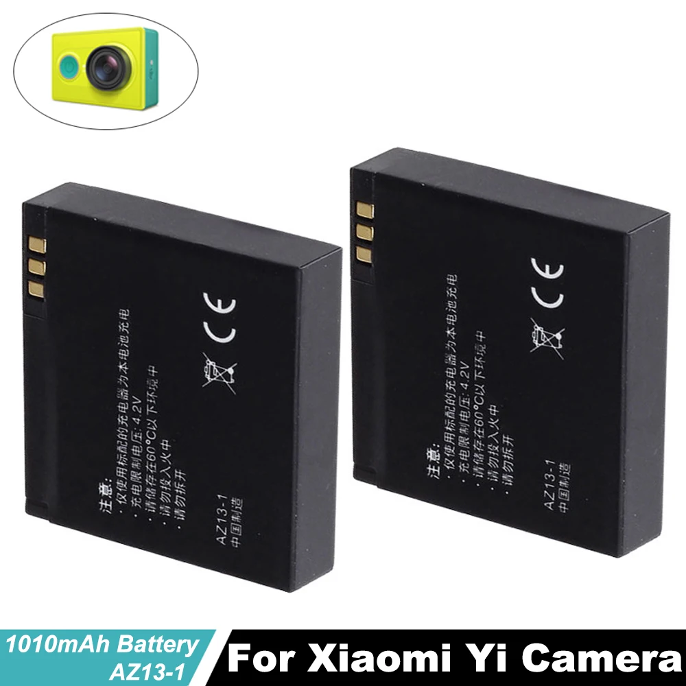 High Quality 3.7V 1010mAh Rechargeable Li-ion Battery for Xiaomi Yi XiaoYi Sports Action Camera DV Cam Replacement Battery
High Quality 3.7V 1010mAh Rechargeable Li-ion Battery for Xiaomi Yi XiaoYi Sports Action Camera DV Cam Replacement Battery