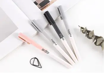 3pcs Fresh Gel Pen black ink pen for student writing gift School Office Supply Escolar Papelaria Promotional Gift 
3pcs Fresh Gel Pen black ink pen for student writing gift School Office Supply Escolar Papelaria Promotional Gift