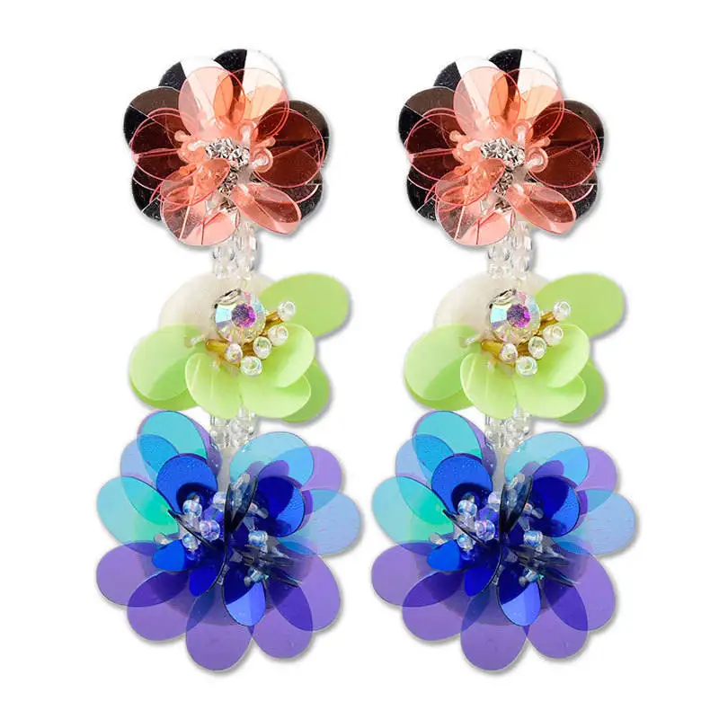 Flower earrings ladies sequins statement earrings 2019 flowers long earrings fashion jewelry wholesale
Flower earrings ladies sequins statement earrings 2019 flowers long earrings fashion jewelry wholesale