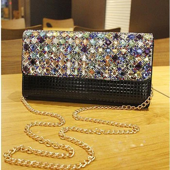 NEW 2019 Hot sale colours diamond design patent leather chain women bags clutch bags evening bags bolsas XB438
NEW 2019 Hot sale colours diamond design patent leather chain women bags clutch bags evening bags bolsas XB438