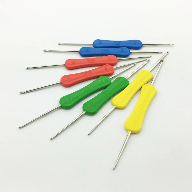 3 Pcs/lot Double Crochet Hooks With Plastic Handle Knitting Needles Sweater Tool Handmade Accessories
3 Pcs/lot Double Crochet Hooks With Plastic Handle Knitting Needles Sweater Tool Handmade Accessories