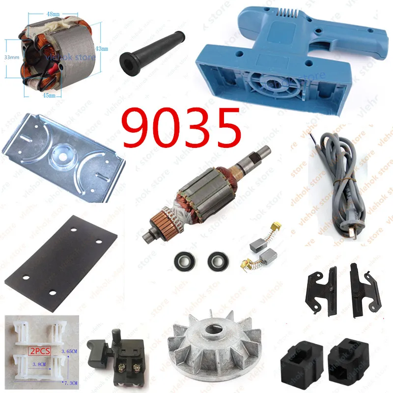 Replacement for MAKITA 9035 ALL Power Tool Accessories Electric tools Armature Rotor Stator Field Switch Carbon Brush Holder
Replacement for MAKITA 9035 ALL Power Tool Accessories Electric tools Armature Rotor Stator Field Switch Carbon Brush Holder