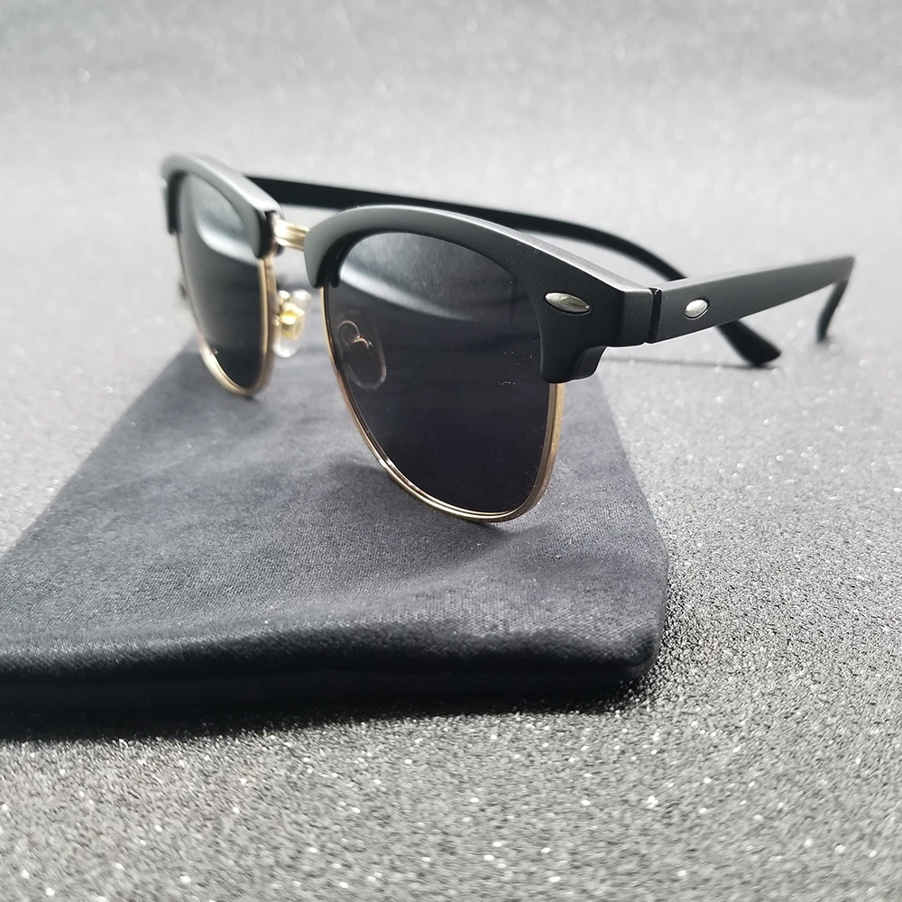 Classic Brand Designer Half Frame Retro Polarized Sunglasses Women Men Vintage Driving Mirror Sun Glasses For Female Male UV400
Classic Brand Designer Half Frame Retro Polarized Sunglasses Women Men Vintage Driving Mirror Sun Glasses For Female Male UV400
