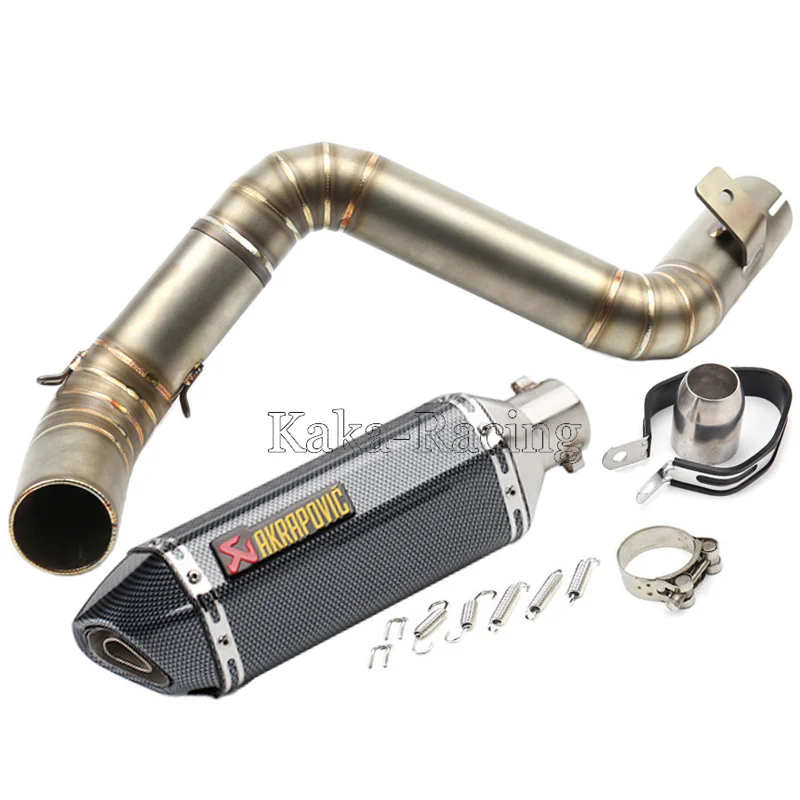 KTM Duke 125 Duke 200 Duke 390 Akrapovic Exhaust Muffler System Leak Pipe Slip-On with Laser Marking and DB Killer 2010 to 2016
KTM Duke 125 Duke 200 Duke 390 Akrapovic Exhaust Muffler System Leak Pipe Slip-On with Laser Marking and DB Killer 2010 to 2016