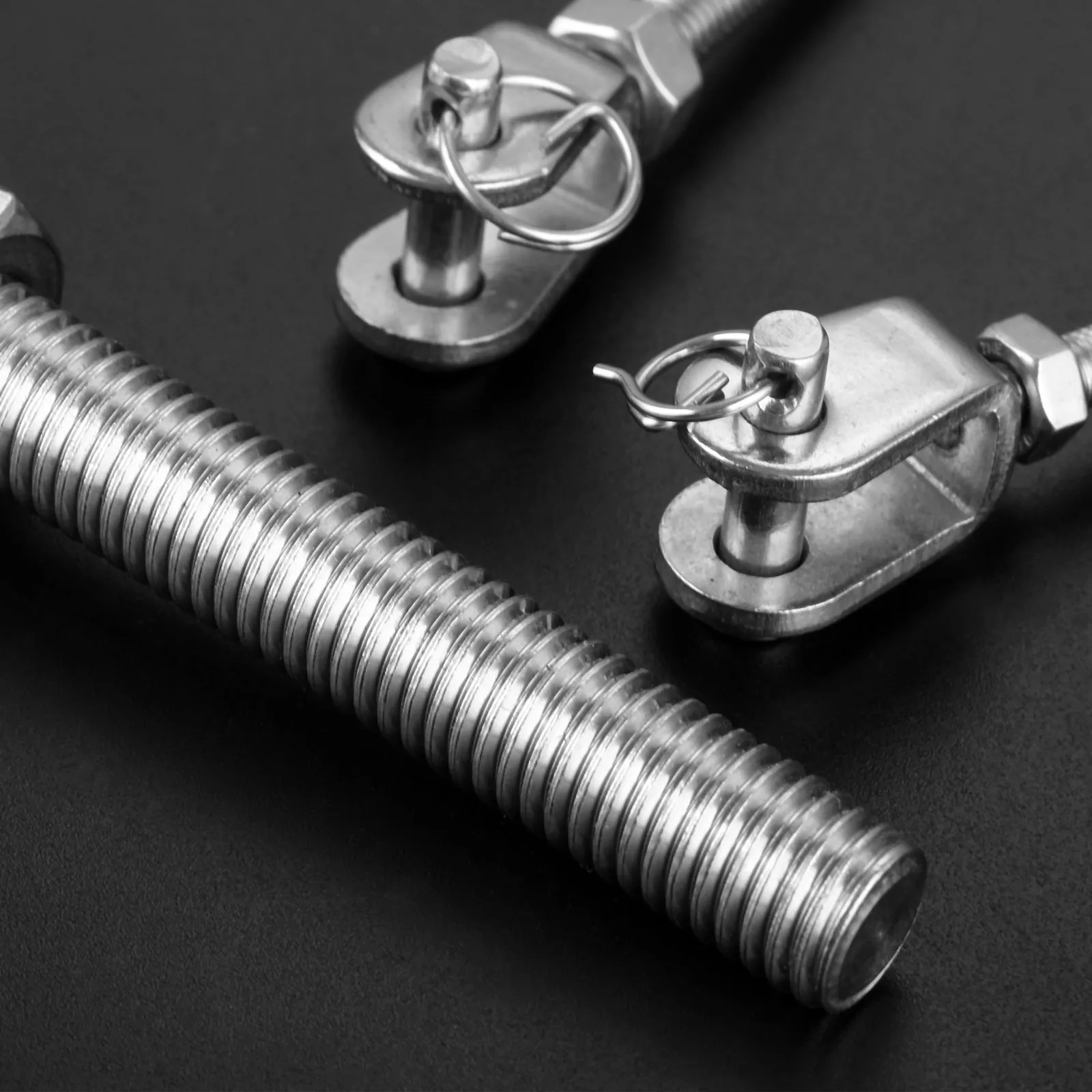 Description Picture 3 of itemMarine Stainless Steel Jaw Open Bolt Nut Turnbuckle Rigging Screw Rowing Boats Rope Cable Length Tension Adjust M5 M6 M8 M10 M12