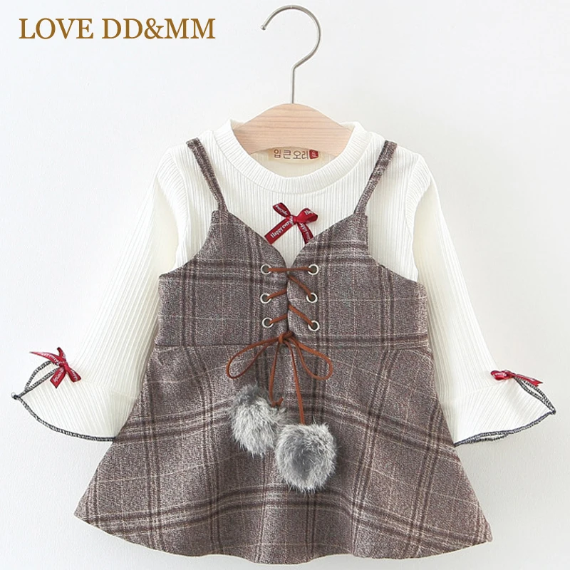 LOVE DD&MM Girls Sets 2019 Spring New Children's Fashion White Shirt + Ball Grid Plaid Dress Two Sets
LOVE DD&MM Girls Sets 2019 Spring New Children's Fashion White Shirt + Ball Grid Plaid Dress Two Sets