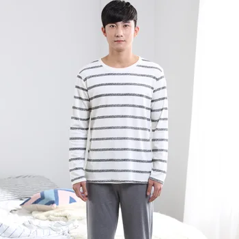 JRMISSLI Cotton Long Sleeve Striped Pajamas Sets Women's Sleepwear Sleepshirts Casual Men's Pajamas Homewear Fashion Clothing
JRMISSLI Cotton Long Sleeve Striped Pajamas Sets Women's Sleepwear Sleepshirts Casual Men's Pajamas Homewear Fashion Clothing