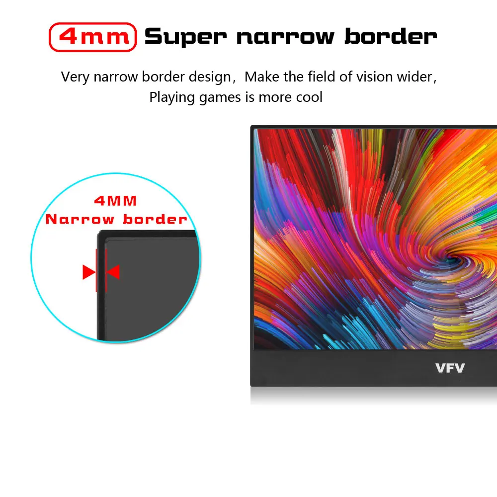 15.6" 1920x1080 IPS FHD Portable Monitor with HDMI USB-power port Metal shell lcd Display for PS3/4 Raspberry laptop TV box CCTV
15.6" 1920x1080 IPS FHD Portable Monitor with HDMI USB-power port Metal shell lcd Display for PS3/4 Raspberry laptop TV box CCTV