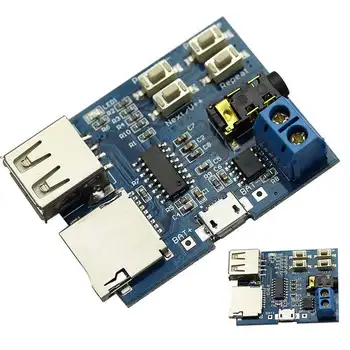 Onsale 1pc MP3 Format TF Card U Disk Decoder Board Built-in Amplifier Decoding Audio Player Mp3 Module Mayitr
Onsale 1pc MP3 Format TF Card U Disk Decoder Board Built-in Amplifier Decoding Audio Player Mp3 Module Mayitr