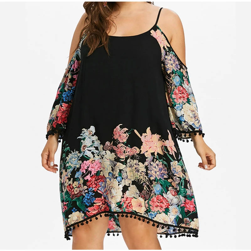 Summer Dress 4XL 5XL Plus Size Dress Women Sexy Off Shoulder Floral Print Dress Three Quarter Sleeve Black Navy Blue Dress
Summer Dress 4XL 5XL Plus Size Dress Women Sexy Off Shoulder Floral Print Dress Three Quarter Sleeve Black Navy Blue Dress