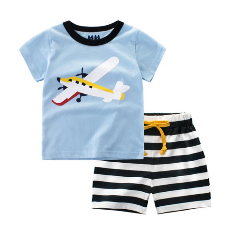 Kids Cartton Printed Clothing Sets 2018 New Boys Tops Striped Shorts 2 Pcs Sets Children's Casual Cotton Clothes For 2-10Y CS78
Kids Cartton Printed Clothing Sets 2018 New Boys Tops Striped Shorts 2 Pcs Sets Children's Casual Cotton Clothes For 2-10Y CS78