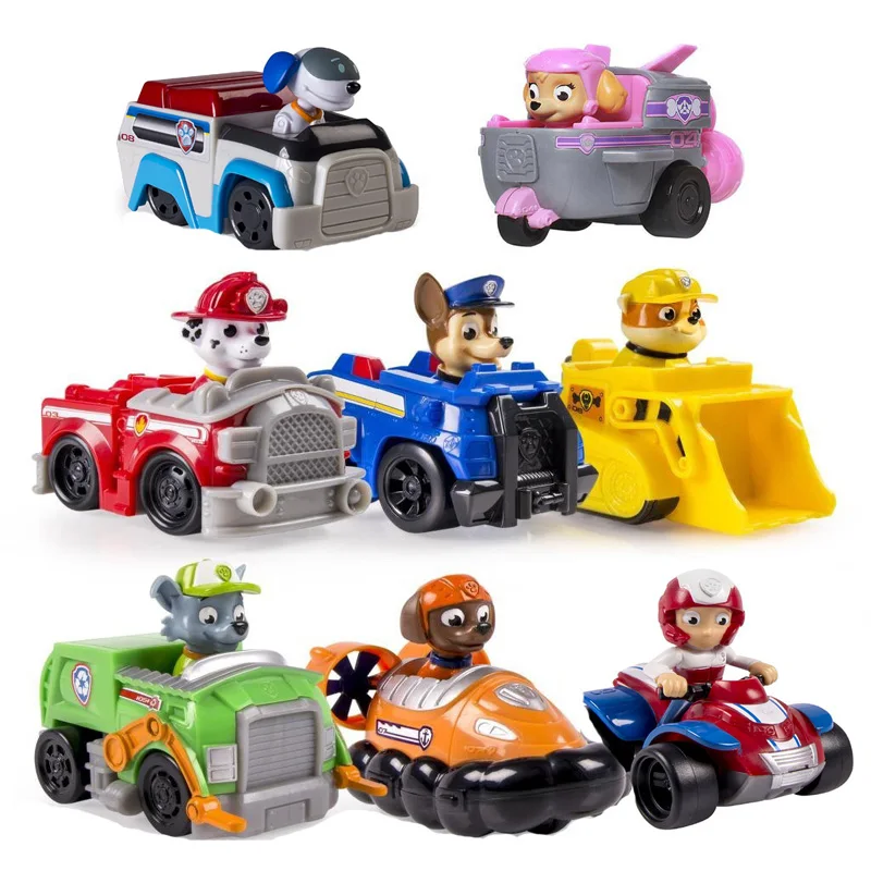 

Genuine Paw Patrol Kid Toy Puppy Patrol Patrulla Canina Patrol Canine robo Chase marshall ryder everest Vehicle Car kids toy