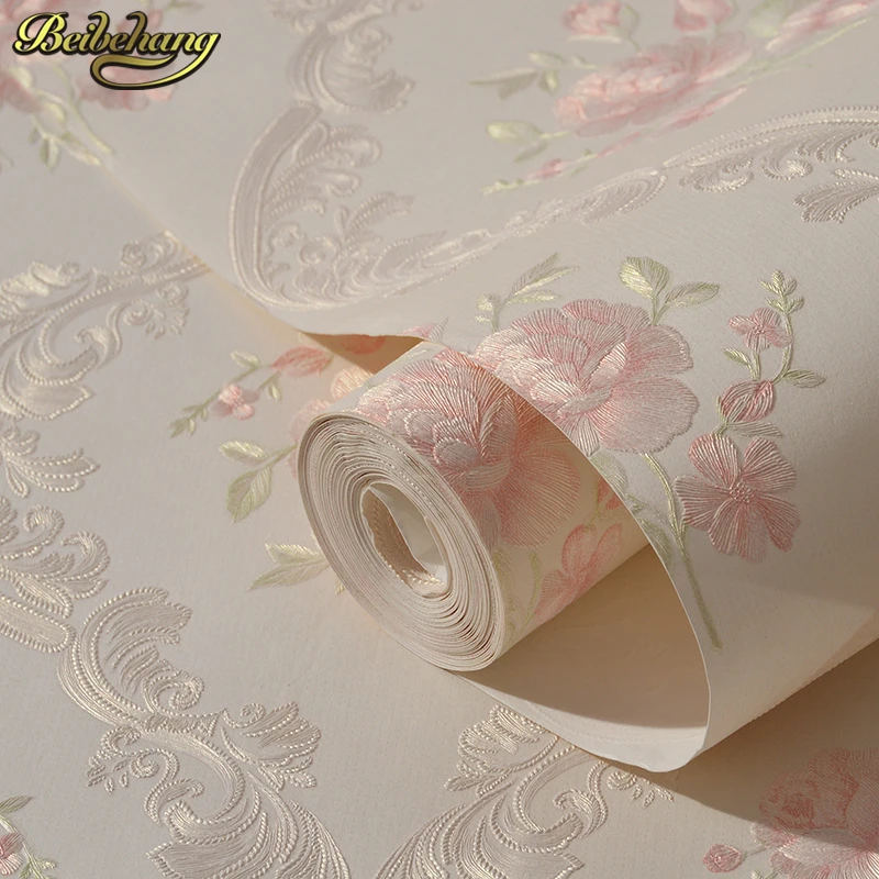 European garden flowers flooring Wall paper Europe Modern Embossed Flocking Non-Woven Wallpaper for Living room TV Background
European garden flowers flooring Wall paper Europe Modern Embossed Flocking Non-Woven Wallpaper for Living room TV Background