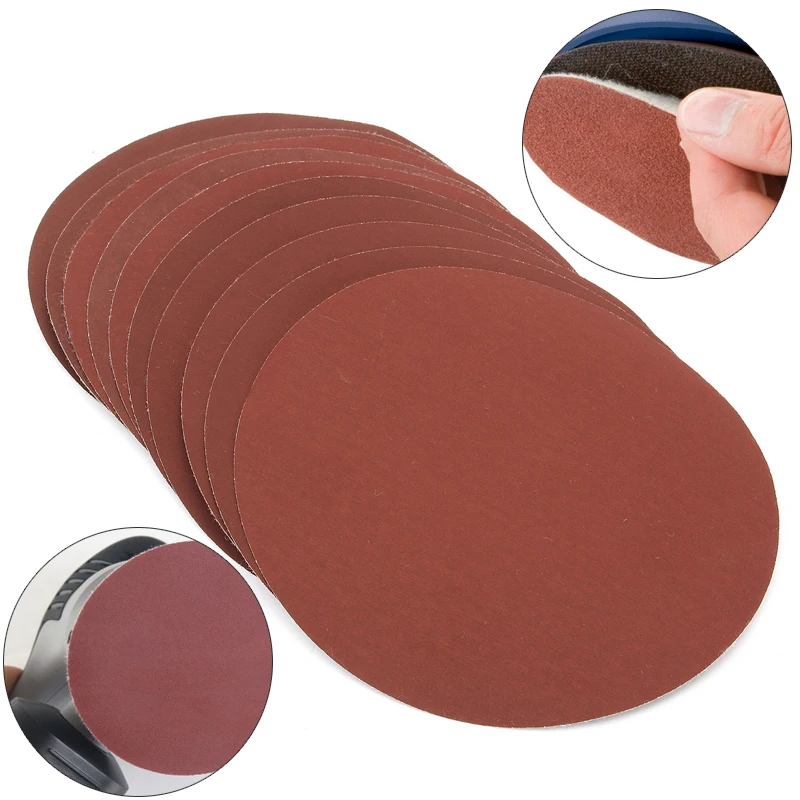 10Pcs 6 Inch Sanding Disc 2000 Grit Hook And Loop Wet or Dry Autobody Sanding Discs Sanding Paper for Abrasive Tools