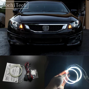HochiTech Ultra bright SMD white LED angel eyes 2500LM halo ring kit daytime running light DRL for Honda Accord coupe 2008-2011
HochiTech Ultra bright SMD white LED angel eyes 2500LM halo ring kit daytime running light DRL for Honda Accord coupe 2008-2011