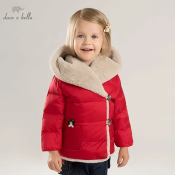 DB8964 dave bella baby girls winter Down jacket children 90% white duck down outerwear fashion solid coat
DB8964 dave bella baby girls winter Down jacket children 90% white duck down outerwear fashion solid coat