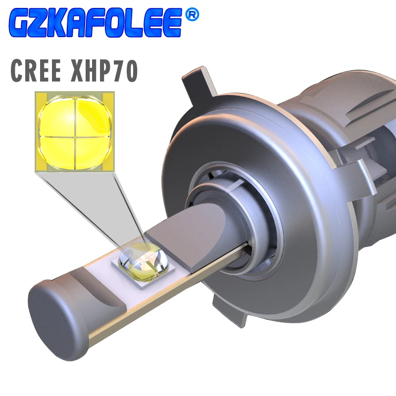 GZ KAFOLEE X70 CR-EE XHP70 Chips H4 Led H8 H9 H11 h4 led bulb 9005 9006 HB3 HB5 6000K 12V 120W Auto Headlight Bulbs
GZ KAFOLEE X70 CR-EE XHP70 Chips H4 Led H8 H9 H11 h4 led bulb 9005 9006 HB3 HB5 6000K 12V 120W Auto Headlight Bulbs