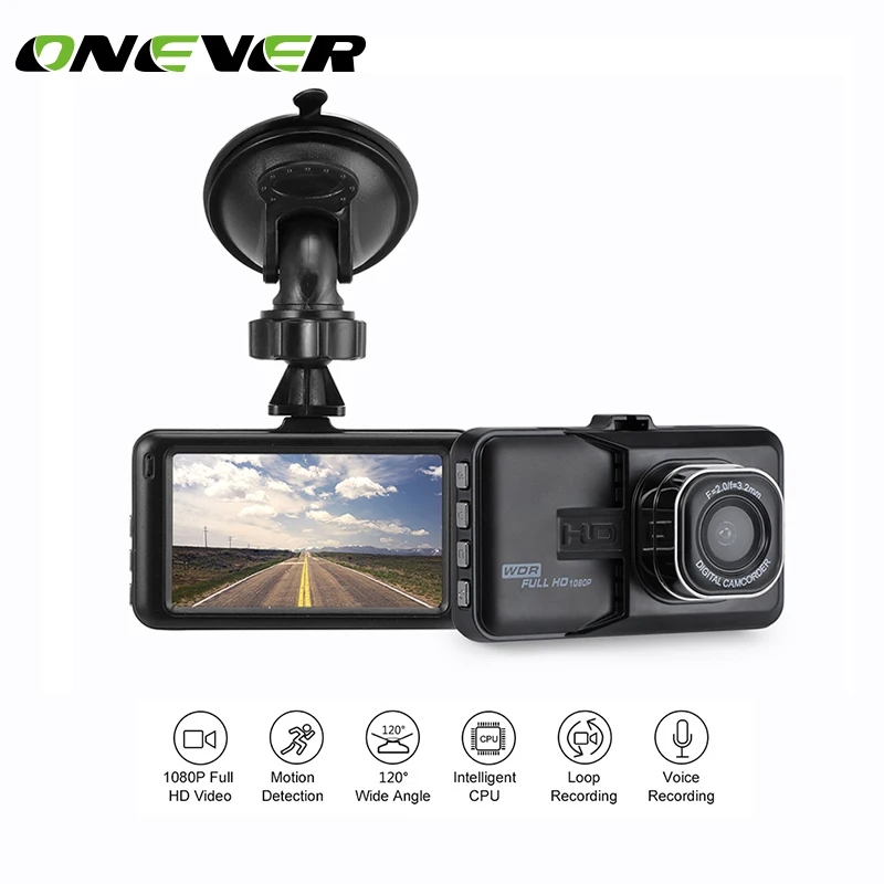 Onever Car DVR 1080P Full HD Dash Camera Camcorder Video Recorder Support Motion Detection G-sensor Loop Video IR Night Vision
Onever Car DVR 1080P Full HD Dash Camera Camcorder Video Recorder Support Motion Detection G-sensor Loop Video IR Night Vision