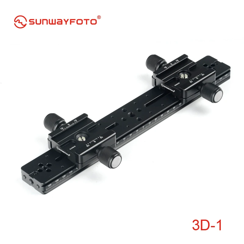 SUNWAYFOTO 3D-1 Tripod Head 3D Stereo Stereoscopic Dual Cameras 3 Pieces Kit Professional Tripode Heads With Slide
SUNWAYFOTO 3D-1 Tripod Head 3D Stereo Stereoscopic Dual Cameras 3 Pieces Kit Professional Tripode Heads With Slide