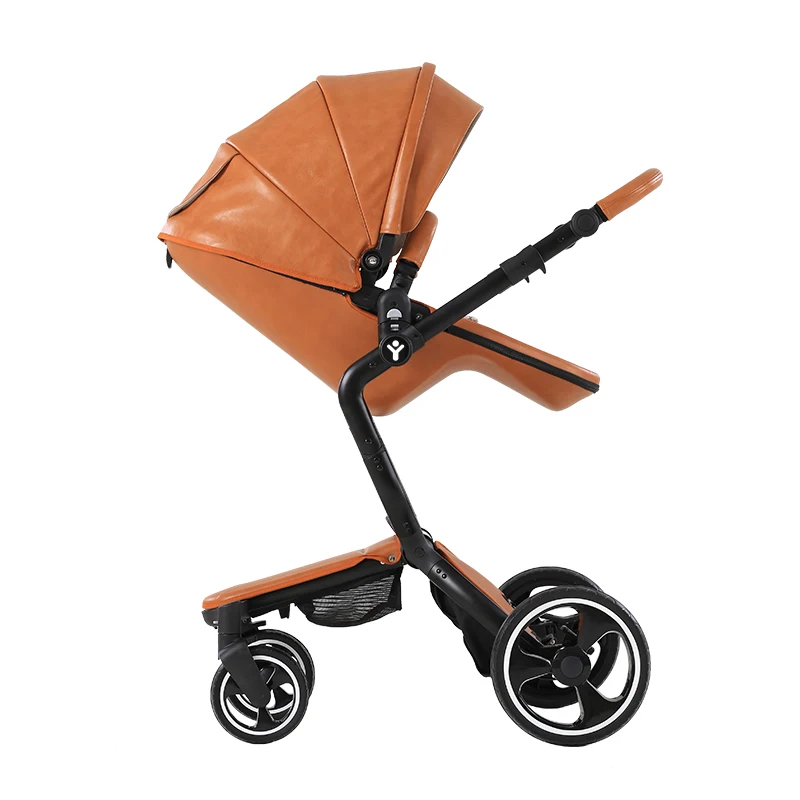 

European Luxury Baby Stroller 3 in 1 High View Prams Folding Poussette Kinderwagen Bebek Araba Good Quality Cheap Price Stroller