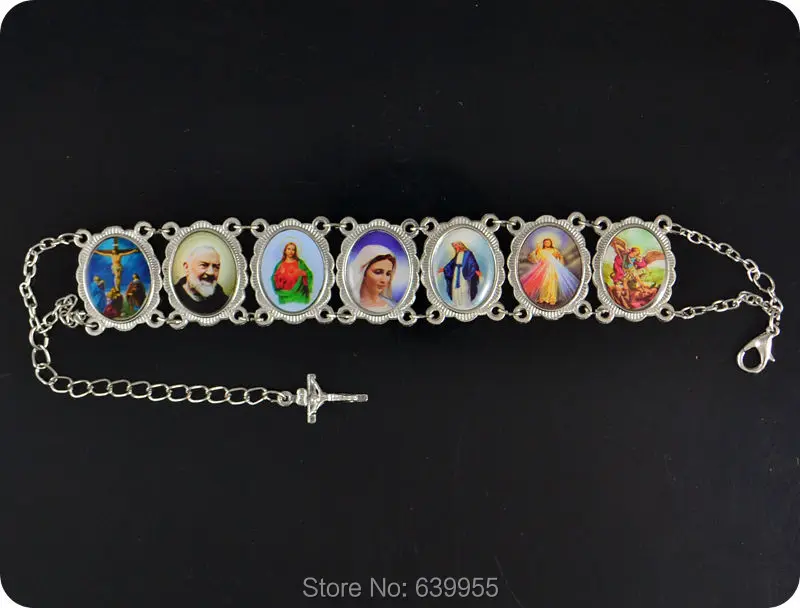 NEW DESIGN INRI Cross Rosary Beads Alloy Charm Bracelet JESUS SAINTS Maria Angel Catholic Christian Fashion Religious Jewelry
NEW DESIGN INRI Cross Rosary Beads Alloy Charm Bracelet JESUS SAINTS Maria Angel Catholic Christian Fashion Religious Jewelry