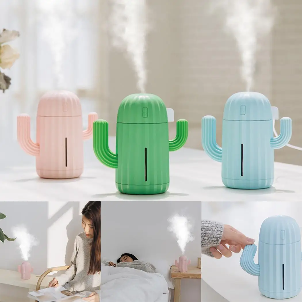 340ml Ultrasonic Air Humidifier Aroma Essential Oil Diffuser Mini Humidifier Mist Fogger Maker Cactus Portable Home Car Office
340ml Ultrasonic Air Humidifier Aroma Essential Oil Diffuser Mini Humidifier Mist Fogger Maker Cactus Portable Home Car Office