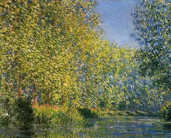 100% handmade oil painting reproduction on linen canvas, landscape oil painting,bend-in-the-river-epte by claude Monet 
100% handmade oil painting reproduction on linen canvas, landscape oil painting,bend-in-the-river-epte by claude Monet