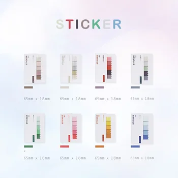 48 pcs/Lot Rainbow color sticky note Four seasons memo pad 65*18mm Mini sticker for scrapbooking School supplies DM178
48 pcs/Lot Rainbow color sticky note Four seasons memo pad 65*18mm Mini sticker for scrapbooking School supplies DM178