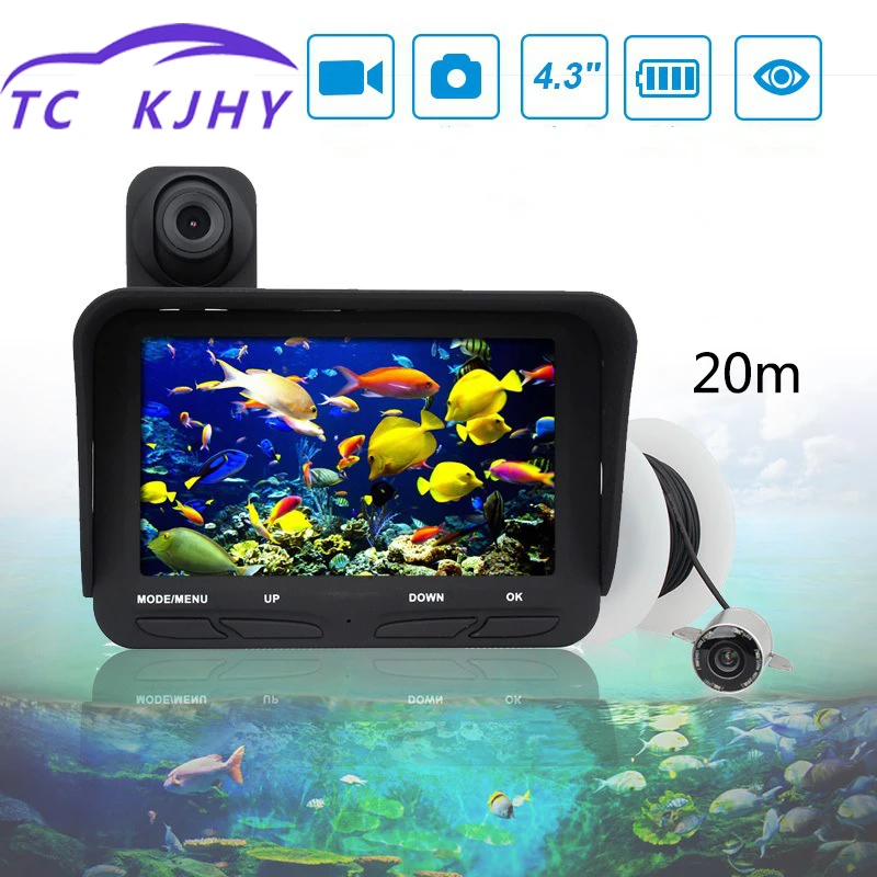 High-definition Night Vision Marine Gps 4.3 Inch 20 Meters Dual Lens Fish Detector Underwater Video Camera Fishing Device
High-definition Night Vision Marine Gps 4.3 Inch 20 Meters Dual Lens Fish Detector Underwater Video Camera Fishing Device