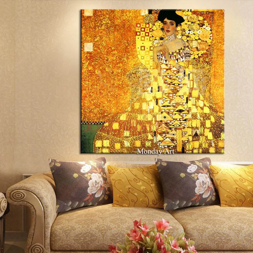 Gustav-Klimt-Canvas-Painting-On-Wall-Art-Prints-Picture-For-Living-Room-Home-Decoration-Or-Hotel