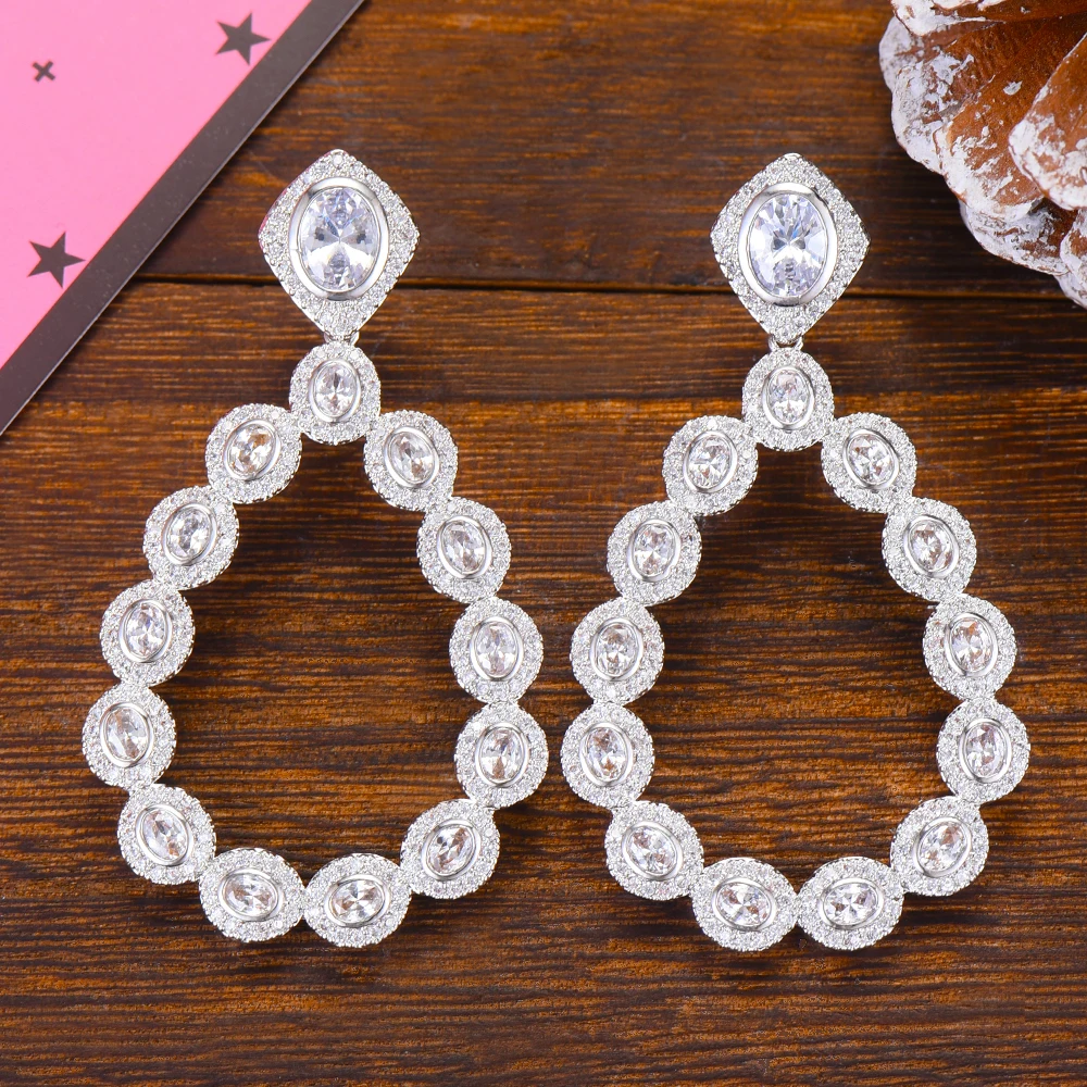 GODKI 61mm Luxury Water Drop Dangle Earring For Women Wedding Cubic Zircon Crystal CZ Dubai Bridal Earring brincos Ohrringe 2019
GODKI 61mm Luxury Water Drop Dangle Earring For Women Wedding Cubic Zircon Crystal CZ Dubai Bridal Earring brincos Ohrringe 2019