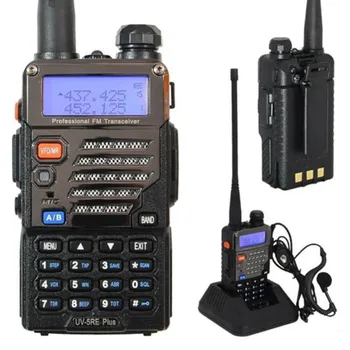 2PCS UV-5RE Plus BAOFENG Dual-Dand VHF/UHF CTCSS&CDCSS Two-way Radio Walkie Talkie 136-174MHZ and 400-520HZ (TX/RX)
2PCS UV-5RE Plus BAOFENG Dual-Dand VHF/UHF CTCSS&CDCSS Two-way Radio Walkie Talkie 136-174MHZ and 400-520HZ (TX/RX)