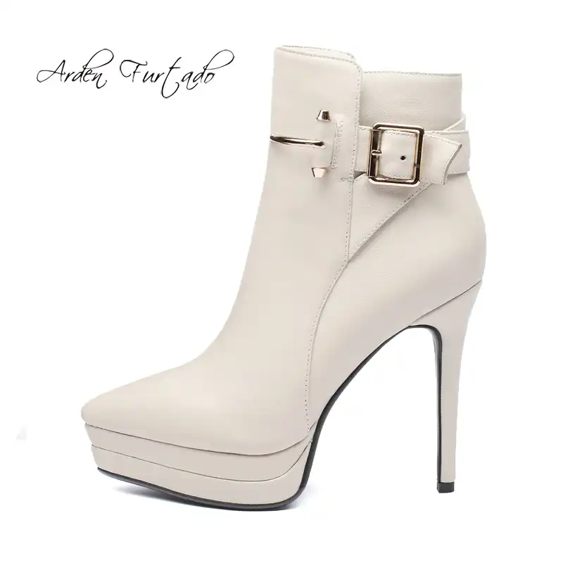 cream white heels