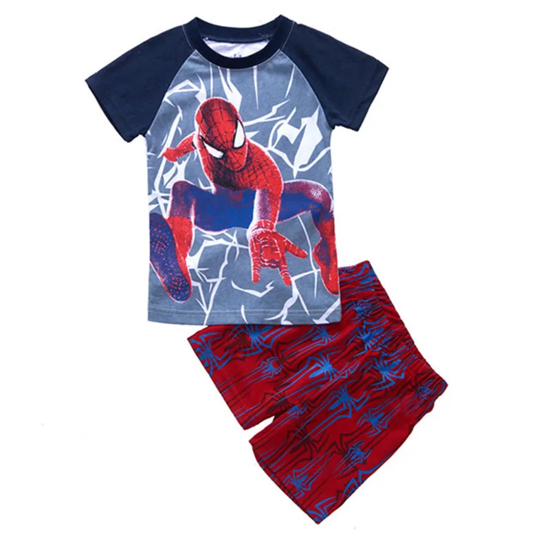 Spiderman Sets Costume For Kids Boy Summer Cotton Pajamas Cosplay Movie Spider man Baby Clothes T-shirt+Shorts Children Party
Spiderman Sets Costume For Kids Boy Summer Cotton Pajamas Cosplay Movie Spider man Baby Clothes T-shirt+Shorts Children Party