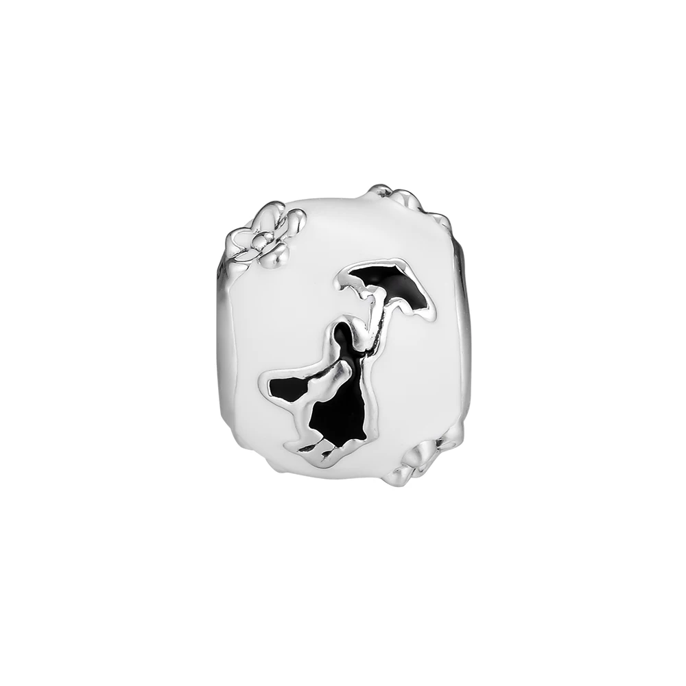 CKK 925 Sterling Silver Mary Poppins Silhouette Charm Beads Original Jewelry Making Fits For Bracelets & Bangle
CKK 925 Sterling Silver Mary Poppins Silhouette Charm Beads Original Jewelry Making Fits For Bracelets & Bangle