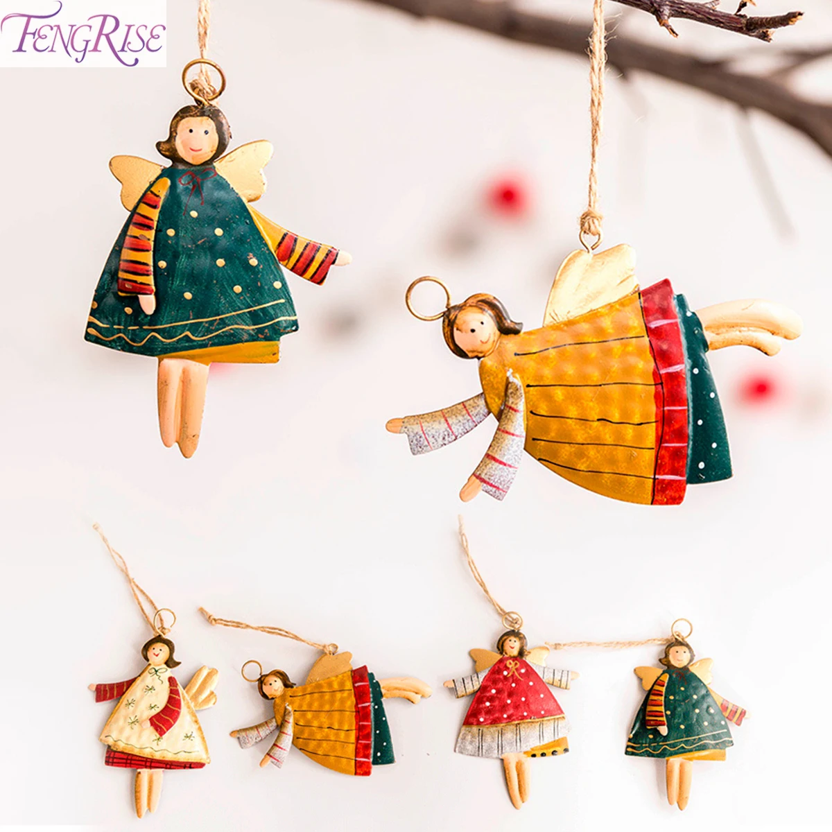 FENGRISE Wooden Angel Dolls Christmas Ornaments Santa Claus Christmas Decorations For Home Xmas Pendant 2019 Navidad Crafts Gift
FENGRISE Wooden Angel Dolls Christmas Ornaments Santa Claus Christmas Decorations For Home Xmas Pendant 2019 Navidad Crafts Gift