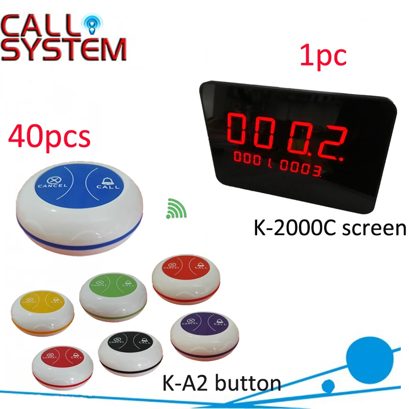 Hot sale Waiter Caller Restaurant Wireless Paging System (1 display panel 40 table button)
Hot sale Waiter Caller Restaurant Wireless Paging System (1 display panel 40 table button)