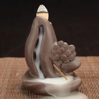 Ceramic Brown Backlfow Tower Incese Base Mini Aroma Burner for Home Decoration Relieving Stress Relaxing Mood
Ceramic Brown Backlfow Tower Incese Base Mini Aroma Burner for Home Decoration Relieving Stress Relaxing Mood