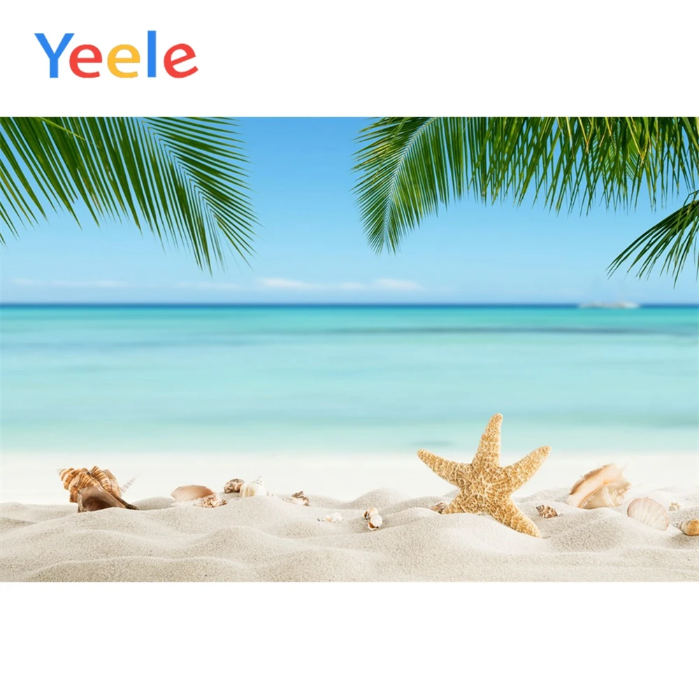Yeele Tropical Sea Beach Starfish Shells Coral Palm Tree Holiday Scene Photographic Background Photography Backdrop Photo Studio
Yeele Tropical Sea Beach Starfish Shells Coral Palm Tree Holiday Scene Photographic Background Photography Backdrop Photo Studio