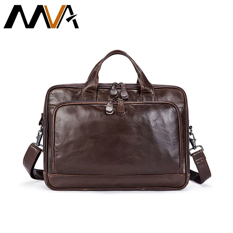 MVA Men's Briefcase Leather Casual Business Bills Shoulder Diagonal Cross-package Multi-function Large Capacity Men's Briefcase 
MVA Men's Briefcase Leather Casual Business Bills Shoulder Diagonal Cross-package Multi-function Large Capacity Men's Briefcase
