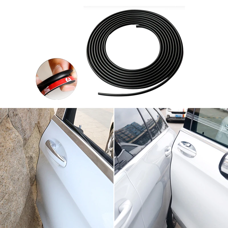 Литье отделки Резиновая полоса защита от царапин на двери автомобиля кромок для