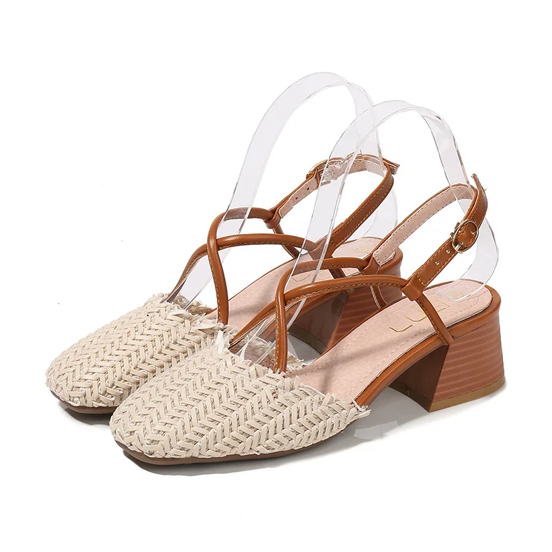 2019 summer new comfortable simple color matching hemp rope woven high heels women retro style comfortable single shoes
2019 summer new comfortable simple color matching hemp rope woven high heels women retro style comfortable single shoes