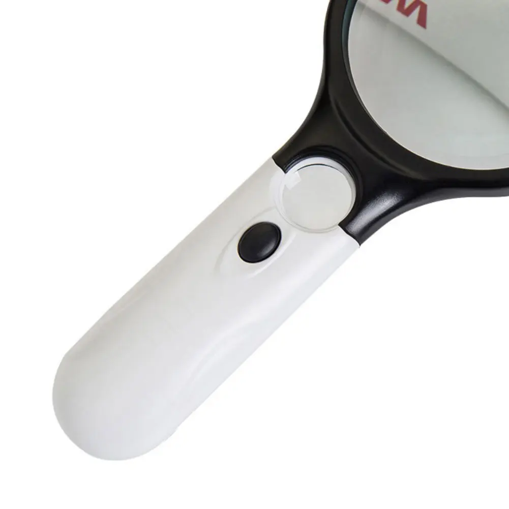 3LED Light 45X Handheld Mini Pocket Magnifier Microscope Reading Maps Magnifying Newspaper Watch Repair Glass Lens Jewelry Loupe
3LED Light 45X Handheld Mini Pocket Magnifier Microscope Reading Maps Magnifying Newspaper Watch Repair Glass Lens Jewelry Loupe