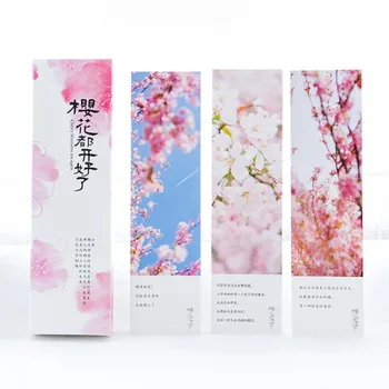 30 pcs/lot Blooming Cherry Blossoms Paper Bookmark Stationery Bookmarks Book Holder Message Card Promotional Gift Stationery
30 pcs/lot Blooming Cherry Blossoms Paper Bookmark Stationery Bookmarks Book Holder Message Card Promotional Gift Stationery
