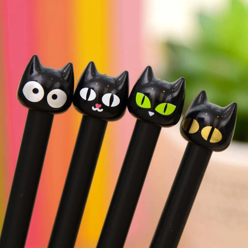 Black Color Cat Shape Shell Gel Pen DIY Office Stationery and School Supplies Smooth Writing Black and Blue Ink 0.3mm Pen 1PCS
Black Color Cat Shape Shell Gel Pen DIY Office Stationery and School Supplies Smooth Writing Black and Blue Ink 0.3mm Pen 1PCS