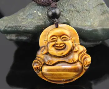 Koraba Fine Jewelry Natural Yellow Tiger Eye Pendant Laughing Maitreya Buddha Pendant Head Amulet Free Shipping
Koraba Fine Jewelry Natural Yellow Tiger Eye Pendant Laughing Maitreya Buddha Pendant Head Amulet Free Shipping