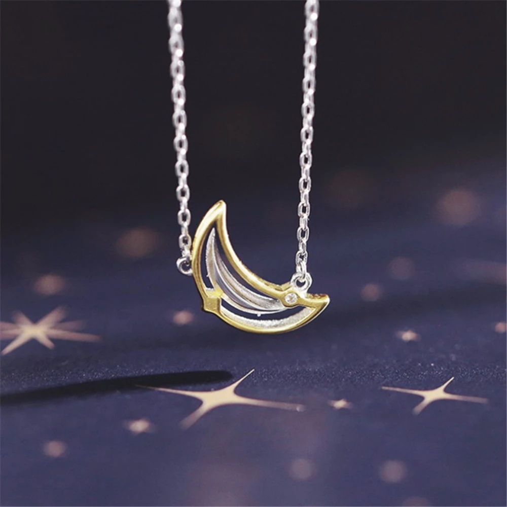 HEYLUOKE trendy women chain choker necklace gold hollow moon crescent 925 sterling silver statement necklace boho jewelry KL1163
HEYLUOKE trendy women chain choker necklace gold hollow moon crescent 925 sterling silver statement necklace boho jewelry KL1163