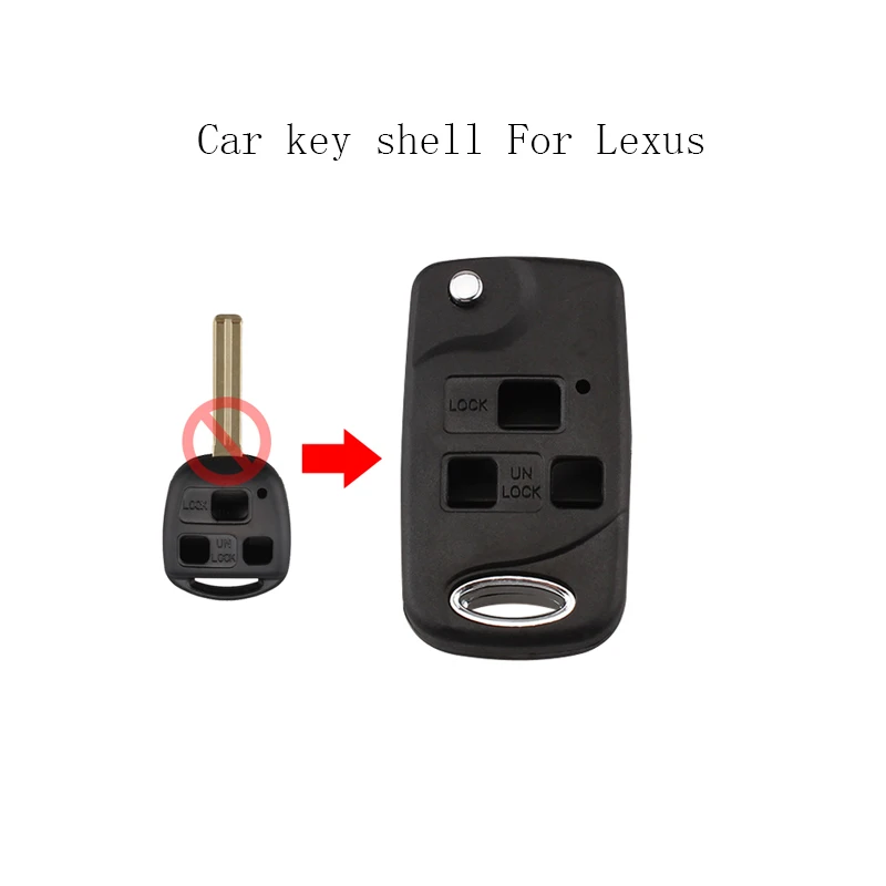 3Buttons Modified Remote Car Key Flip Uncut Blank Car Key Shell bag for Lexus Es Rx Lx Gs 3 Buttons Shell Case Fob
3Buttons Modified Remote Car Key Flip Uncut Blank Car Key Shell bag for Lexus Es Rx Lx Gs 3 Buttons Shell Case Fob